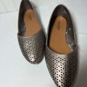 Arizona Jean Company Silver Flats with Perforated Design